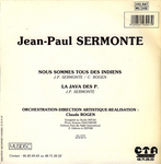 Au verso&nbsp;: (Jean-Paul Sermonte - Nous sommes tous des Indiens)