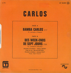 Verso de la pochette&nbsp;: (Carlos - Bamba Carlos)