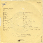 Verso de la pochette&nbsp;: (Caf� Cr�me - Unlimited citations part I)