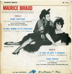 Le verso de la pochette (Maurice Biraud et R�gine - Piano punaise)