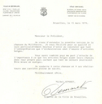 Zoom sur la lettre de l'�chevin&nbsp;: (Andr� Michiels - Bruxelles a 1000 ans)
