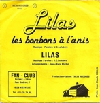 Le verso de la pochette: (Lilas - Les bonbons � l'anis)