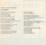 Un morceau du poster&nbsp;: (Chants d'occupation des ouvri�res de Siemens Baudour - Quand tu disais Siemens / Faut chahuter / Ils sont foutus / Nous les ouvriers d'Siemens / Est-ce que tu l'aurais cru&nbsp;?)