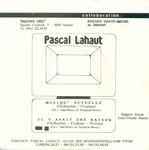 Le verso de la pochette&nbsp;: (Pascal Lahaut - Musiqu'actuelle)