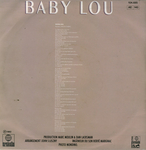 Verso de la pochette avec les paroles pour ceux qui ont de bons yeux&nbsp;! (Lio - Mona Lisa)