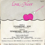Le verso de la pochette&nbsp;: (Lova Moor - Tendresse SOS)