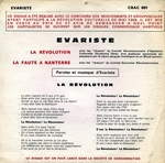 Ce disque est un pav� lanc� dans la soci�t� de consommation&nbsp;: (�variste - La R�volution)