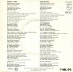 Le verso de la pochette&nbsp;: (Gino Palatino - Vendetta a Parigi)