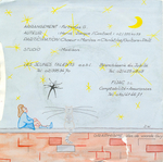 Le verso de la pochette&nbsp;: (Julie Fortemps - Message d'une petite fille sage)