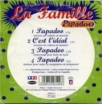Le verso&nbsp;: (La Famille - Papadoo)