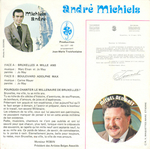 Le verso de la pochette&nbsp;: (Andr� Michiels - Bruxelles a 1000 ans)