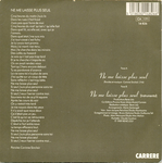 Le verso de la pochette&nbsp;: (�lodie et Bruno - Ne me laisse plus seul)