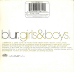 Verso&nbsp;: (Blur - Girls & Boys)