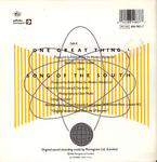 Verso de la pochette&nbsp;: (Big Country - One great thing)