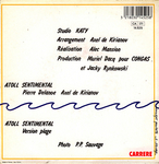 au verso&nbsp;: (Aur�lie - Atoll sentimental (version plage))