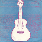 Le verso de la pochette&nbsp;: (Les Travailleurs de chez Mang� et le groupe Expression - L'usine occup�e)