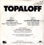 au verso&nbsp;: (Patrick Topaloff - Frenchy)