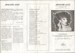Le dos de la brochure&nbsp;: (Armande Alta� - Barbarock)