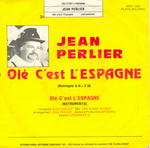 Le verso de la pochette&nbsp;: (Jean Perlier - Ol�, c'est l'Espagne)