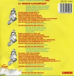 Le dos de la pochette (Alpha - Mission alphab�tique)