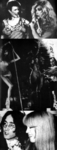 Trois clich�s rares d'Amanda, tir�s de son livre sur Salvador Dali (Amanda Lear)