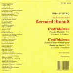 Le verso&nbsp;: (Michel Delbecq - C'est l'blaireau)
