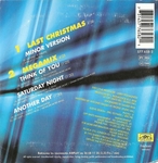 Le verso de la pochette&nbsp;: (WhigField - Last Christmas)