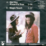 Le verso de la pochette&nbsp;: (Milli Vanilli - Girl you know it's true)