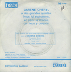  (Car�ne Cheryl - Garde-moi avec toi)