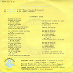 Le verso de la pochette&nbsp;: (Physical Force - Number One)