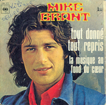 Pochette originale&nbsp;: (Mario Cavallero, son orchestre et ses chanteurs - Tout donn�, tout repris)