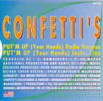 Le verso de la pochette&nbsp;: (Confetti's - Put 'm up (your hands))