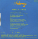  (Artanag - Soleil d'Arm�nie)