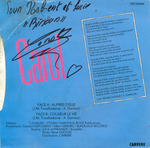 Le verso de la pochette&nbsp;: (Carol - Couleur la vie)