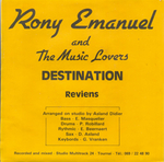 Le verso de la pochette&nbsp;: (Rony Emanuel and The Music Lovers - Destination)