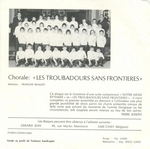 Le livret&nbsp;: (Les Troubadours Sans Fronti�res - Prenez et buvez)