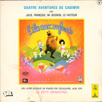 Le verso de la pochette (Casimir et l'�le aux Enfants - Le Concours de chansons)