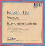 Verso de la pochette&nbsp;: (France Lise - Amoureuse)