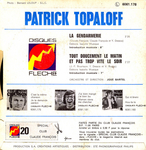 Le verso&nbsp;: (Patrick Topaloff - La Gendarmerie)