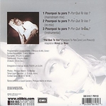 Le dos de la pochette&nbsp;: (Laure Sainclair - Pourquoi tu pars&nbsp;?)