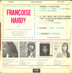 Verso&nbsp;: (Fran�oise Hardy - L'anamour)