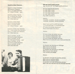 Un morceau du poster&nbsp;: (Chants d'occupation des ouvri�res de Siemens Baudour - Quand tu disais Siemens / Faut chahuter / Ils sont foutus / Nous les ouvriers d'Siemens / Est-ce que tu l'aurais cru&nbsp;?)