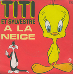 Recto de la pochette&nbsp;: (Titi et Sylvestre - En blanc)