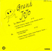 Le verso de la pochette : (Grand Jojo - La (New) Beat)