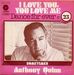 Pochette (rdition) (Anthony Quinn - I love you, you love me)