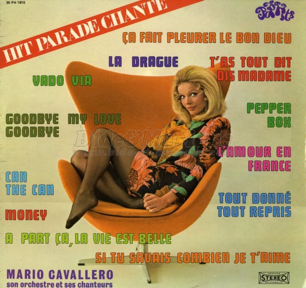 Mario Cavallero, son orchestre et ses chanteurs - amour en France, L'