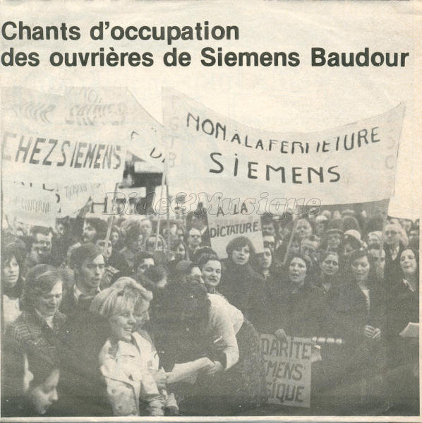 Chants d'occupation des ouvrires de Siemens Baudour - Politiquement Bidesque