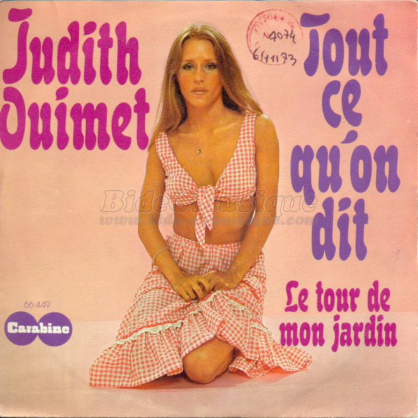 Judith Ouimet - tour de mon jardin, Le