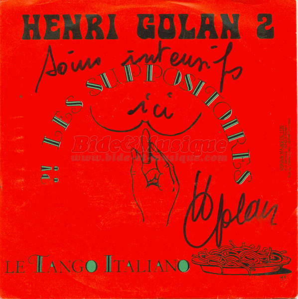 Henri Golan - Les suppositoires