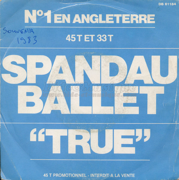 Souviens-toi un t - N37 (1983- Spandau Ballet : True) [rediffusion]